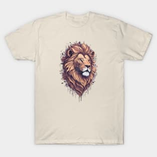 Whimsical Lion Majesty T-Shirt